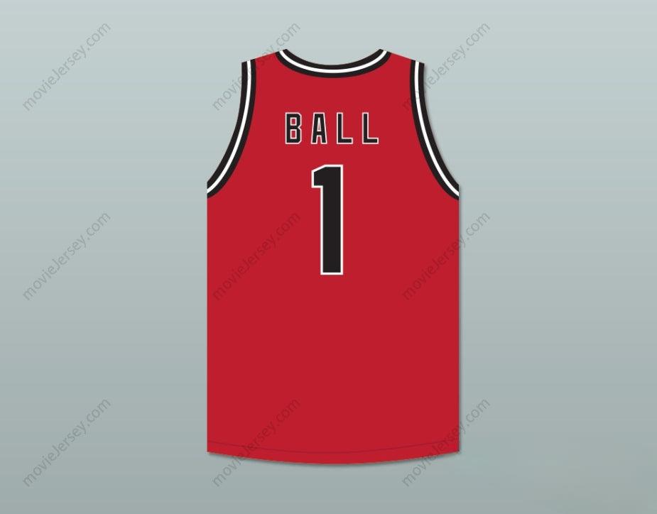 PERSONALIZA Cualquier Nombre Número LAMELO BALL 1 CAMISETA DE BALONCESTO ROJA DE ILLAWARRA 1 Top Cosido S-6XL