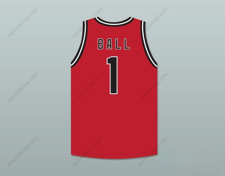 PERSONALIZA Cualquier Nombre Número LAMELO BALL 1 CAMISETA DE BALONCESTO ROJA DE ILLAWARRA 1 Top Cosido S-6XL