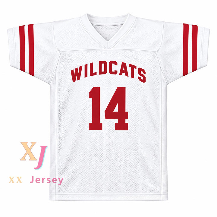 PERSONALIZAR Cualquier Nombre Número TROY BOLTON 14 EAST HIGH SCHOOL WILDCATS Camiseta de Fútbol Cosida Tallas S-6XL