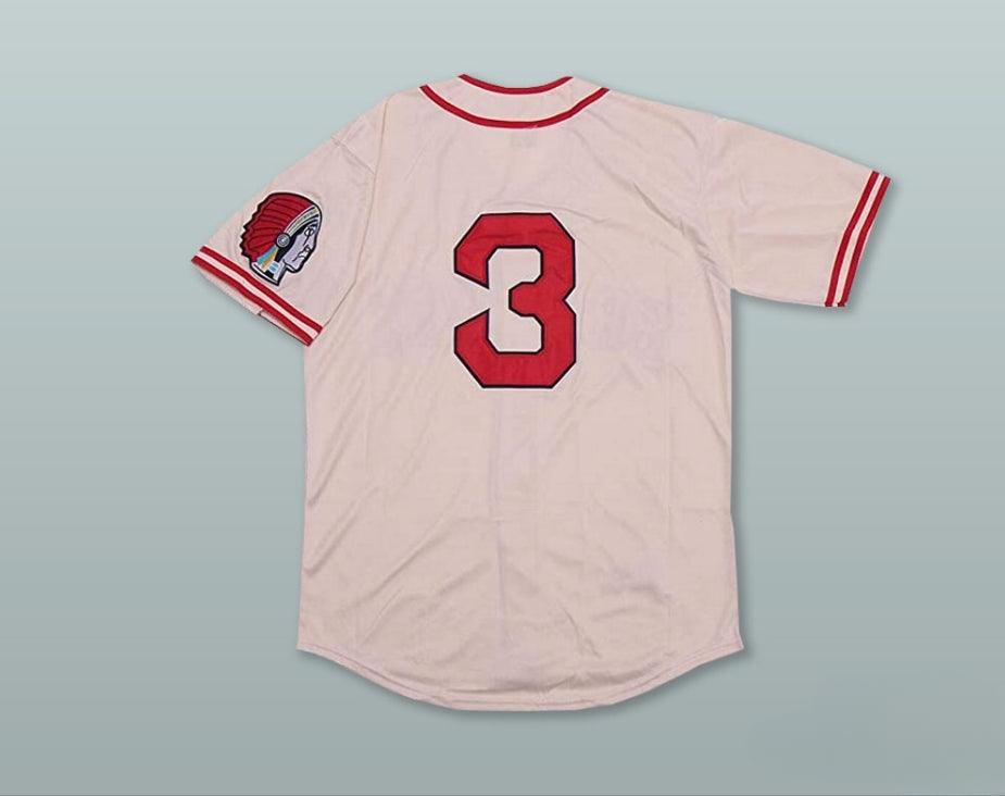 Personalizado Cualquier Nombre Número BABE RUTH 3 BRAVES CAMISETA DE BÉISBOL BLANCA Costura Superior S-6XL