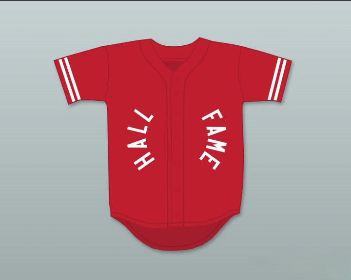 Camiseta de béisbol personalizada con cualquier nombre y número HALL OF FAME 13 ROJO, con costuras, tallas S-6XL