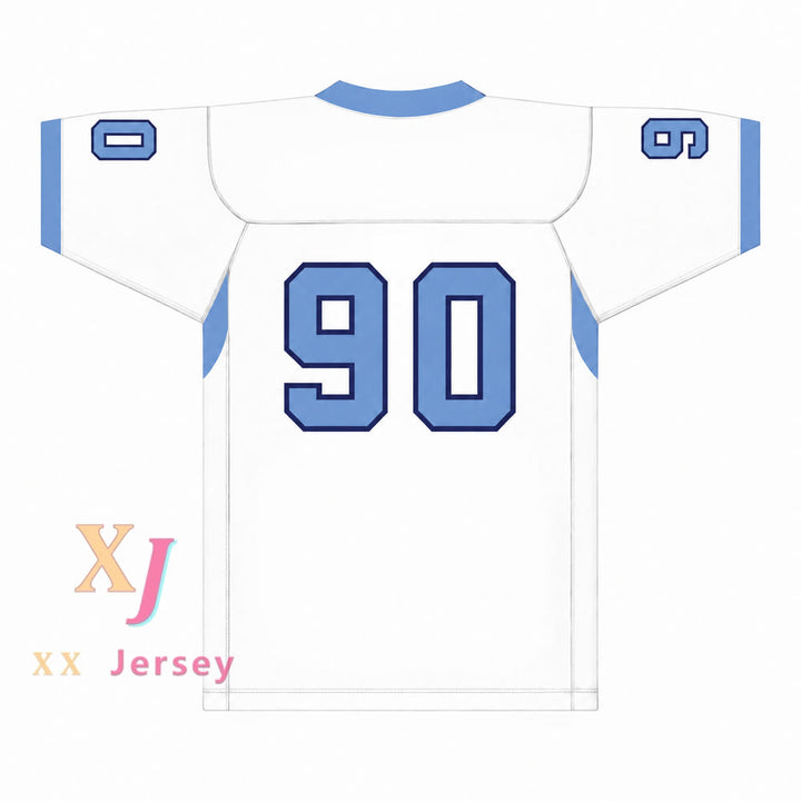 PERSONALIZADA cualquier Nombre Número SHAQ LAWSON 90 D. W. DANIEL HIGH SCHOOL LIONS Camiseta de Fútbol con Costura Superior Tallas S-6XL