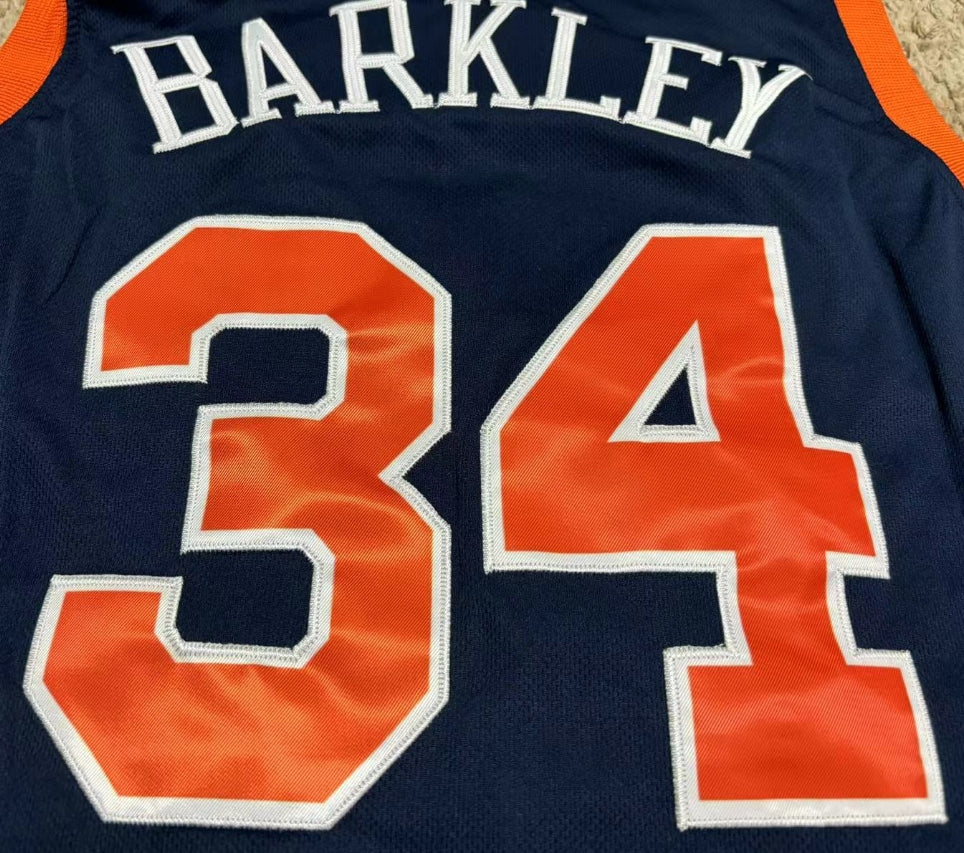 Retro Vintage Charles Barkley #34 Throwback Classic Basketball Jersey S-2XL