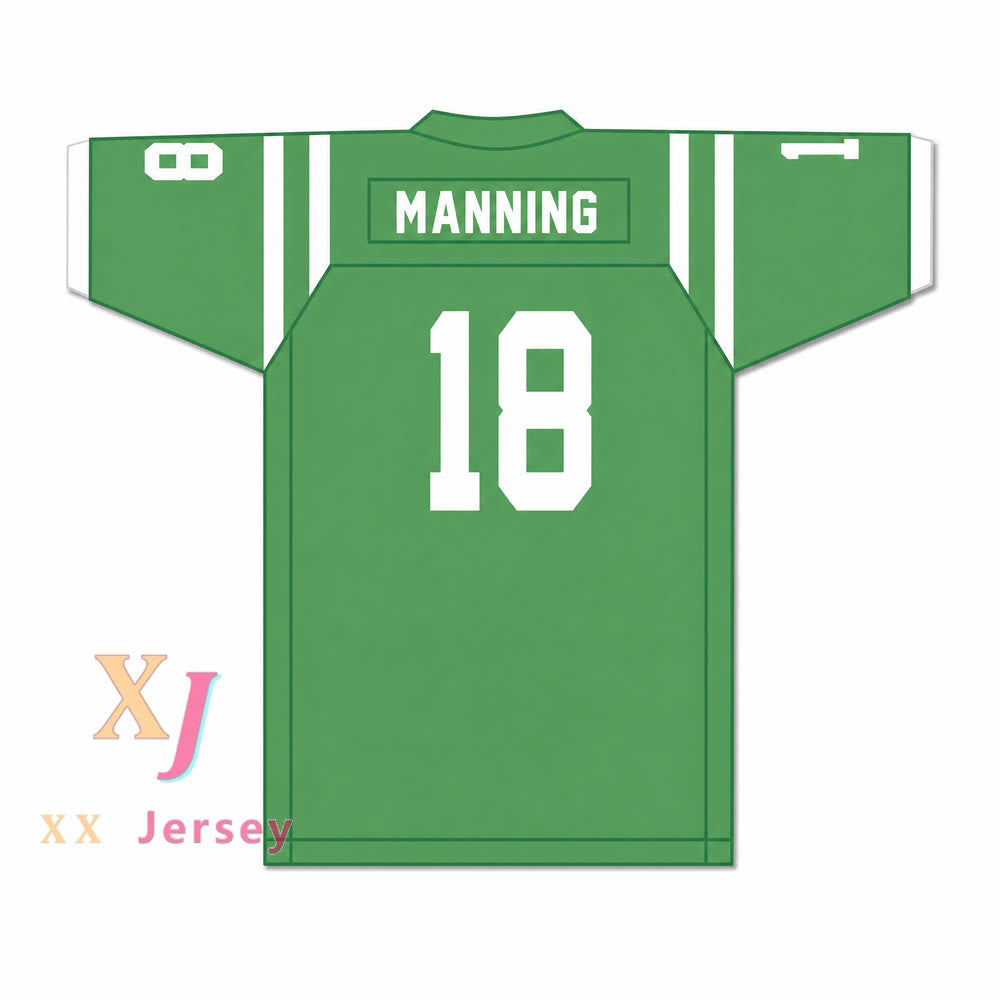 CUSTOM VERSION PEYTON MANNING 18 ISIDORE NEWMAN HIGH SCHOOL FOOTBALL JERSEY Top Stitched S-6XL