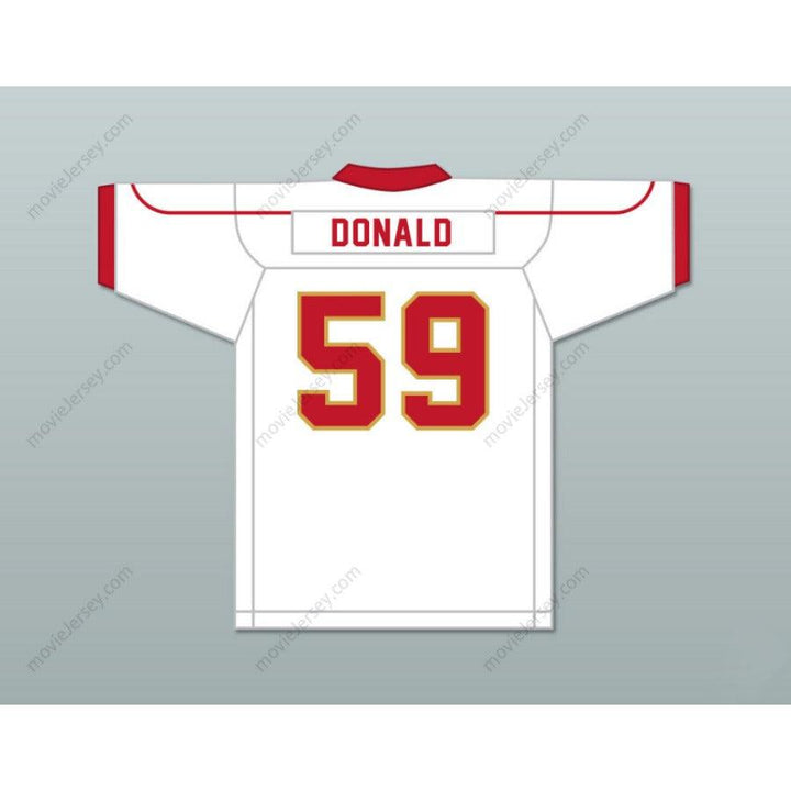PERSONALIZA CUALQUIER Nombre Número AARON DONALD 59 CAMISETA FÚTBOL AMERICANO PENN HILLS HIGH SCHOOL INDIANS Tallas S-6XL Cosida