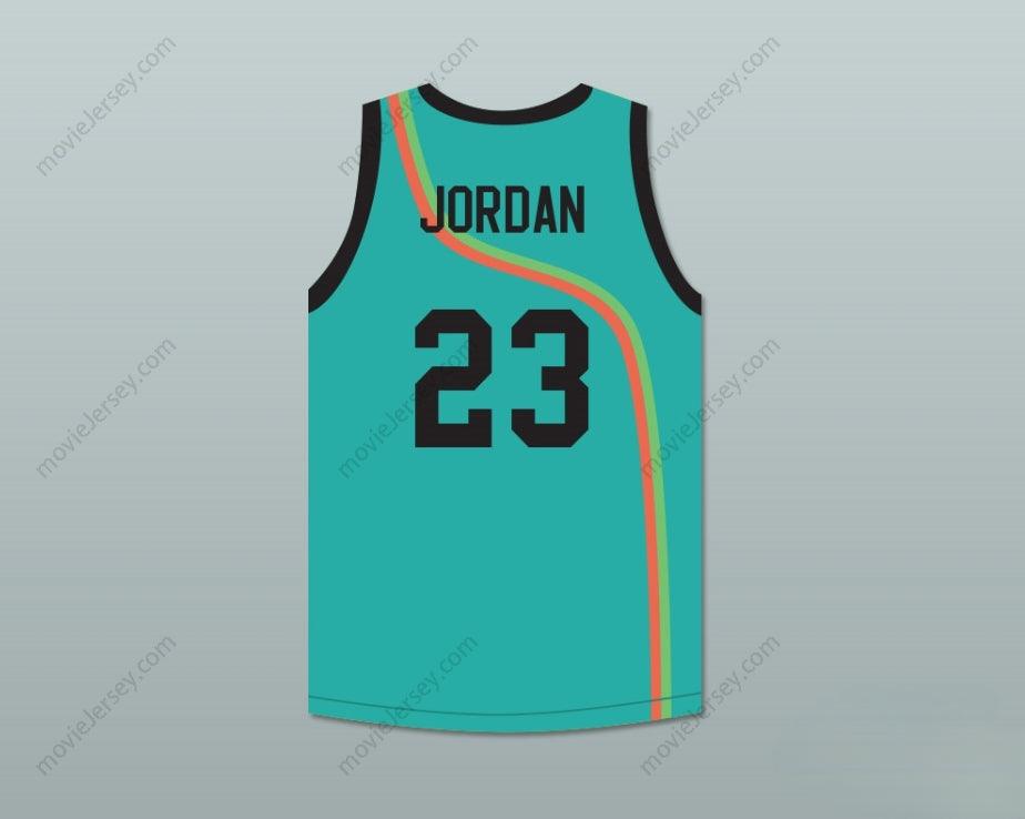 PERSONALIZAR Cualquier Nombre Número MICHAEL 23 ROSWELL RAYGUNS JERSEY BALONCESTO TEAL Bordado Tallas S-6XL