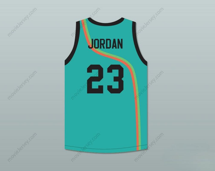 PERSONALIZAR Cualquier Nombre Número MICHAEL 23 ROSWELL RAYGUNS JERSEY BALONCESTO TEAL Bordado Tallas S-6XL