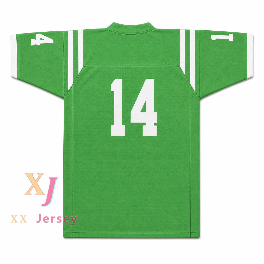 Isidore Newman High School 14 Football Jersey — green back view