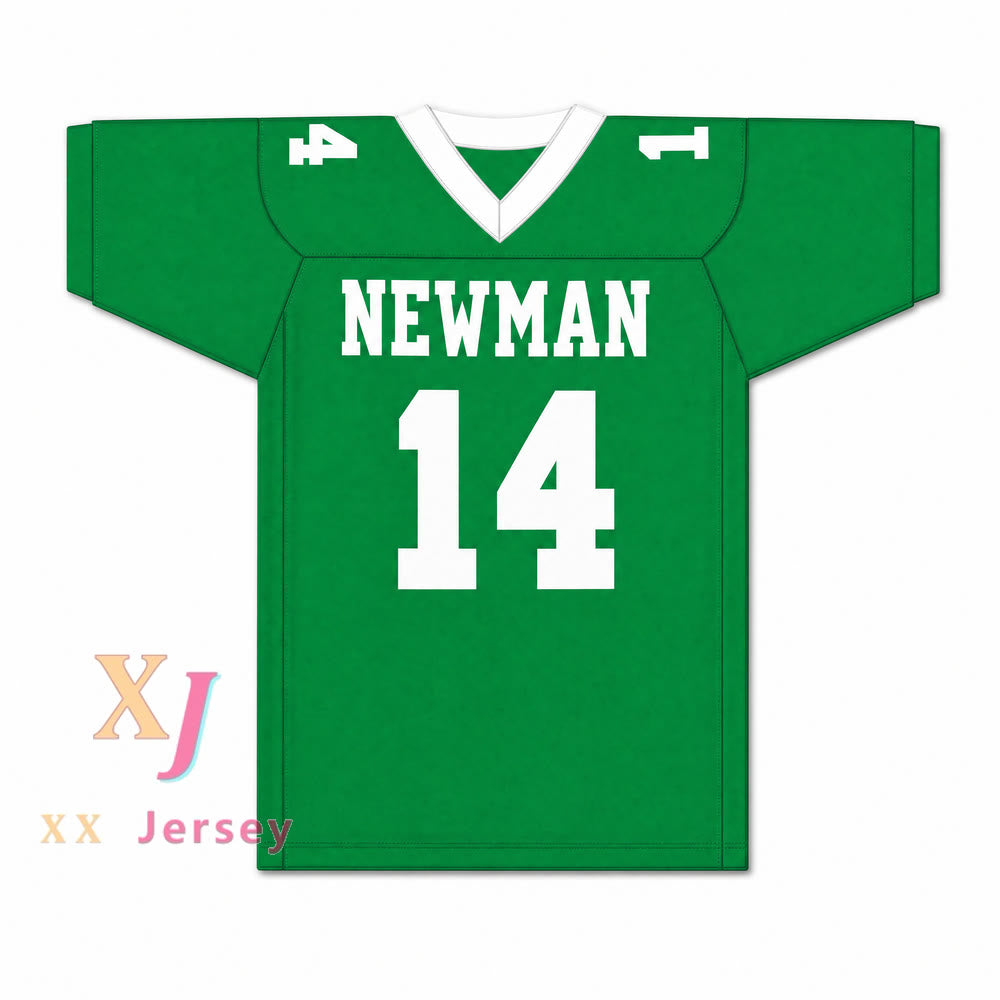 Isidore Newman High School 14 Football Jersey — green front view