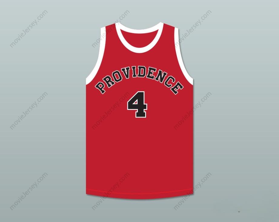 CUSTOM ANY Name Number DINO MARTIN 4 PROVIDENCE STEAMROLLERS RED BASKETBALL JERSEY 2 Top Stitched S-6XL