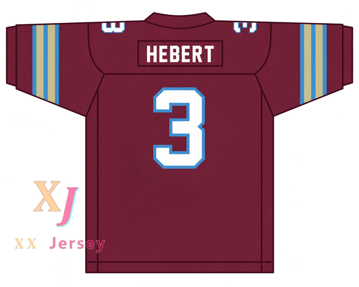 Custom Bobby Hebert 3 Michigan Panthers 1983-84 USFL Football Jersey
