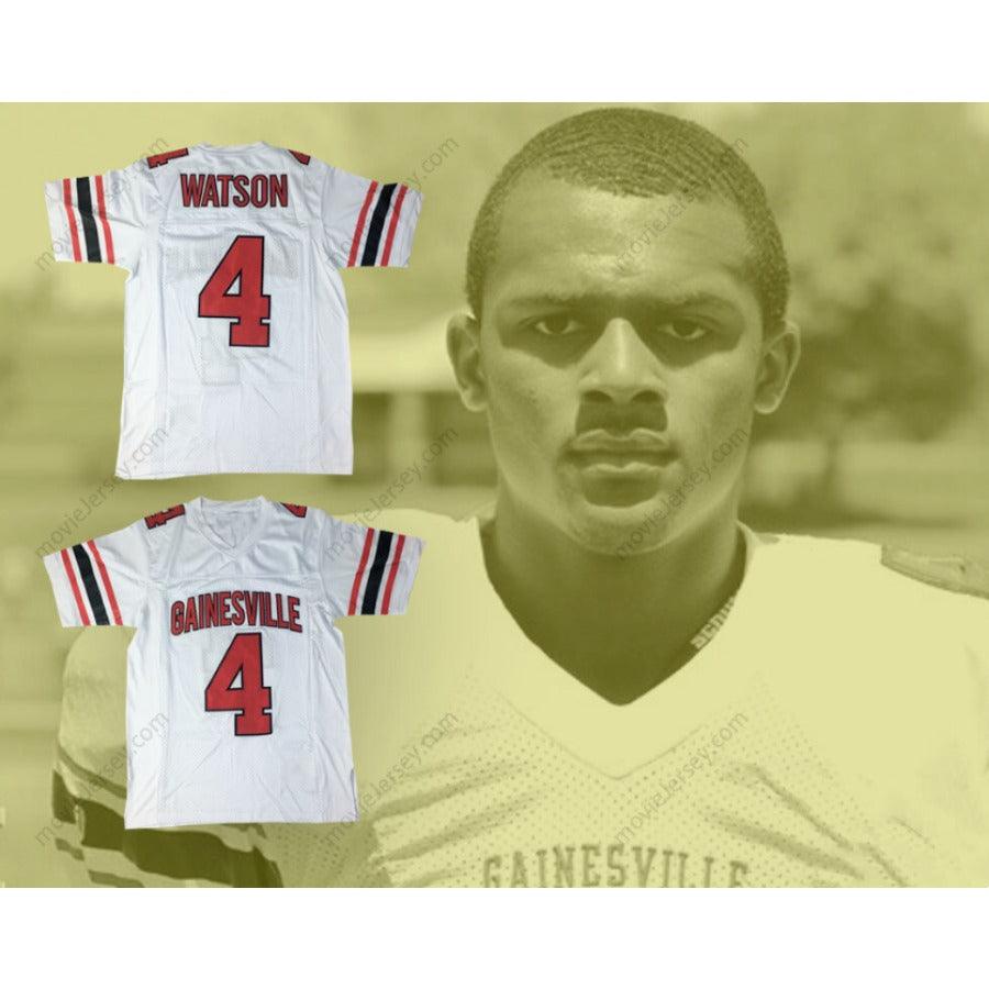 PERSONALIZA Cualquier Nombre Número DESHAUN WATSON 4 GAINESVILLE HIGH SCHOOL RED ELEPHANTS CAMISETA DE FÚTBOL Cosida Tallas S-6XL