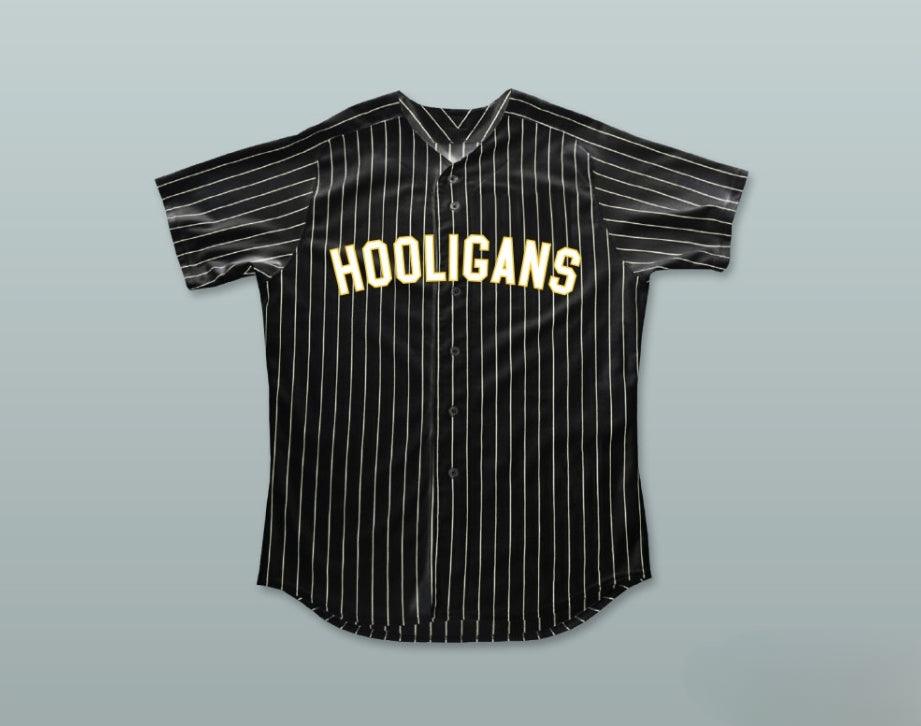 Custom Any Name Number BRUNO MARS 24K HOOLIGANS BLACK PINSTRIPED BASEBALL JERSEY BET AWARDS Top Stitched S-6XL