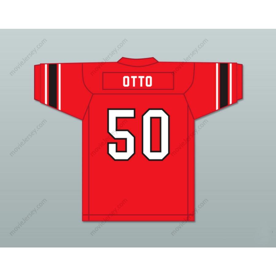PERSONALIZA Cualquier Nombre Número JIM OTTO 50 WAUSAU EAST HIGH SCHOOL LUMBERJACKS Camiseta de Fútbol Cosida S-6XL