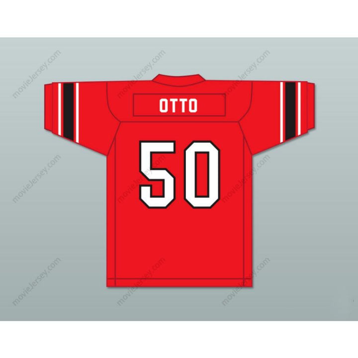 PERSONALIZA Cualquier Nombre Número JIM OTTO 50 WAUSAU EAST HIGH SCHOOL LUMBERJACKS Camiseta de Fútbol Cosida S-6XL
