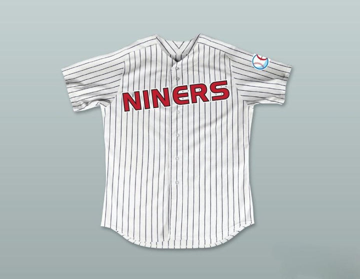 Camiseta de béisbol a rayas blancas de los DEEP SPACE NINERS 43 del TENIENTE EZRI DAX con el nombre y número personalizados, costuras vistas, tallas S-6XL