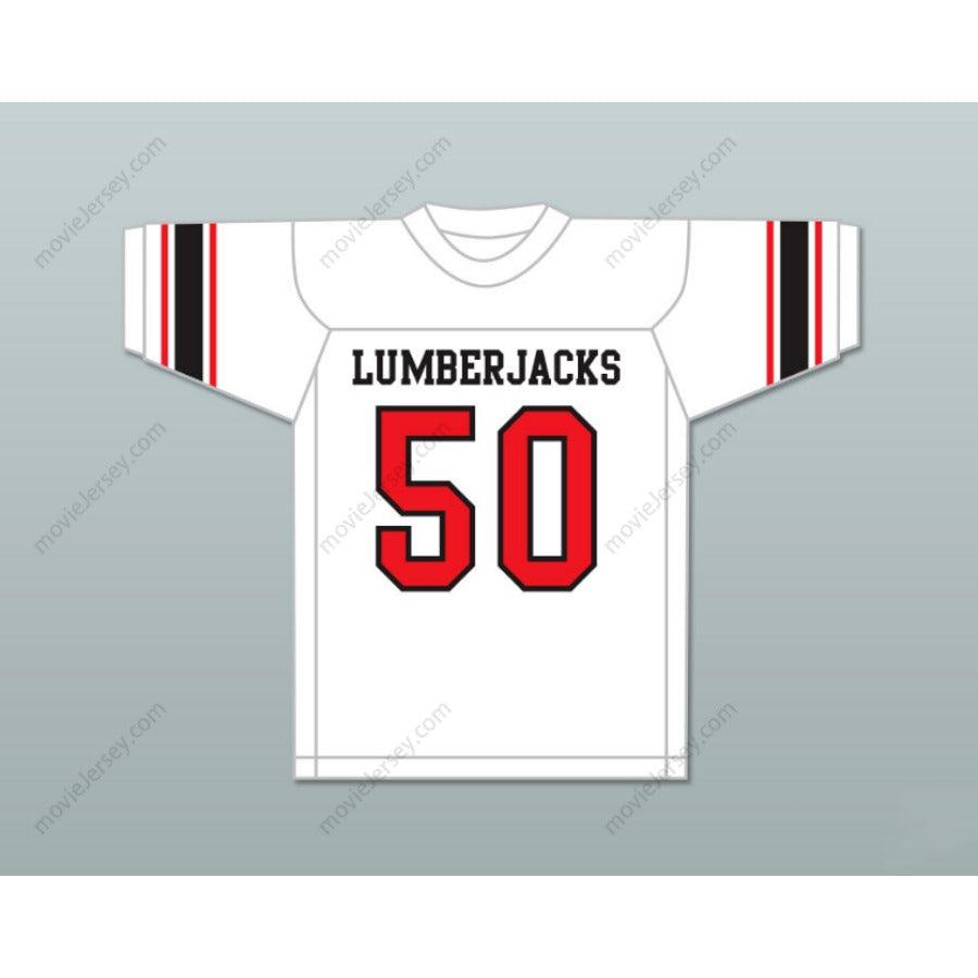 PERSONALIZA Cualquier Nombre Número JIM OTTO 50 WAUSAU EAST HIGH SCHOOL LUMBERJACKS Camiseta de Fútbol Cosida S-6XL