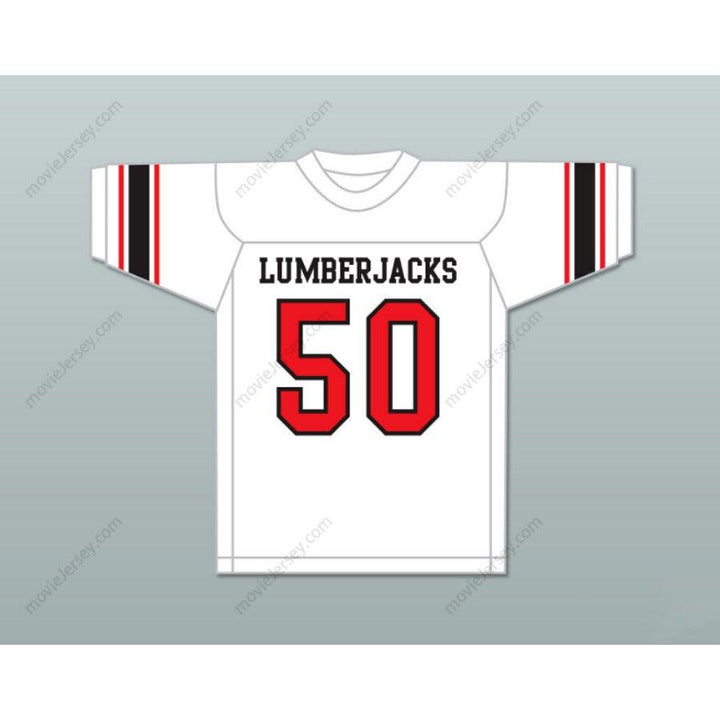 PERSONALIZA Cualquier Nombre Número JIM OTTO 50 WAUSAU EAST HIGH SCHOOL LUMBERJACKS Camiseta de Fútbol Cosida S-6XL