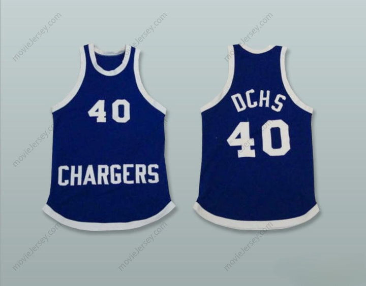 PERSONALIZADO Cualquier Nombre Número CARGADORES 40 DCHS CAMISETA BALONCESTO INSTITUTO Cosido S-6XL