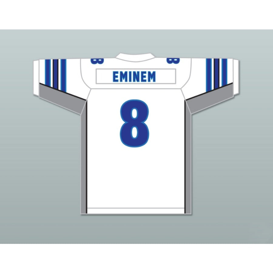 CUSTOM ANY Name Number EMINEM 8 WE MADE YOU WHITE Football Jersey Top Stitched S-6XL