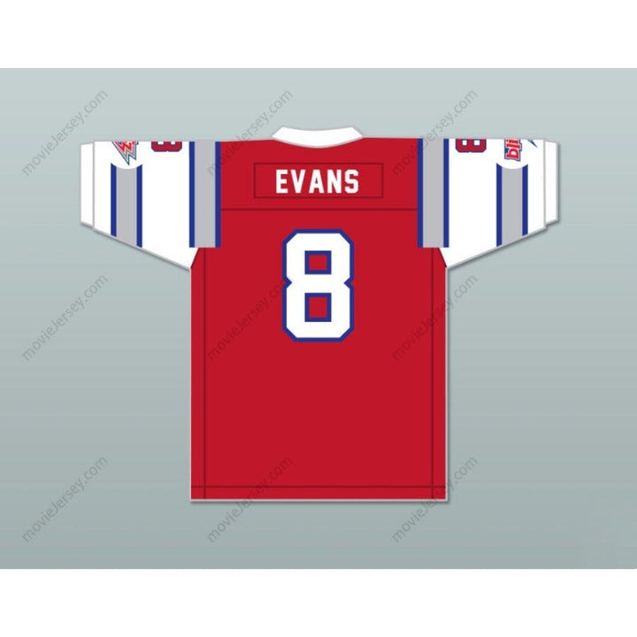 PERSONALIZA Cualquier Nombre Número 1984 USFL VINCE EVANS 8 CHICAGO BLITZ CAMISETA DE FÚTBOL AMERICANA DE VISITANTE BORDADA Tallas S-6XL