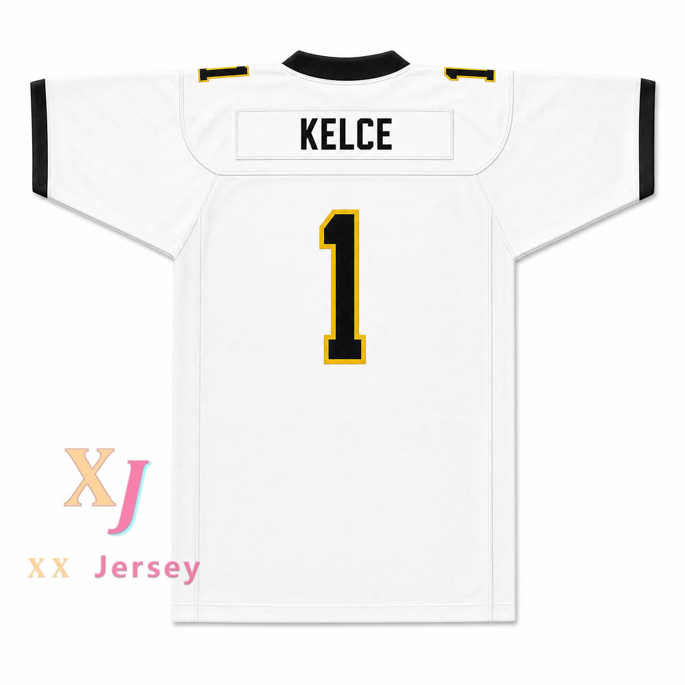 PERSONALIZA CUALQUIER Nombre Número TRAVIS KELCE 1 CAMISETA Fútbol Americano CLEVELAND HEIGHTS HIGH SCHOOL TIGERS con costuras Tallas S-6XL