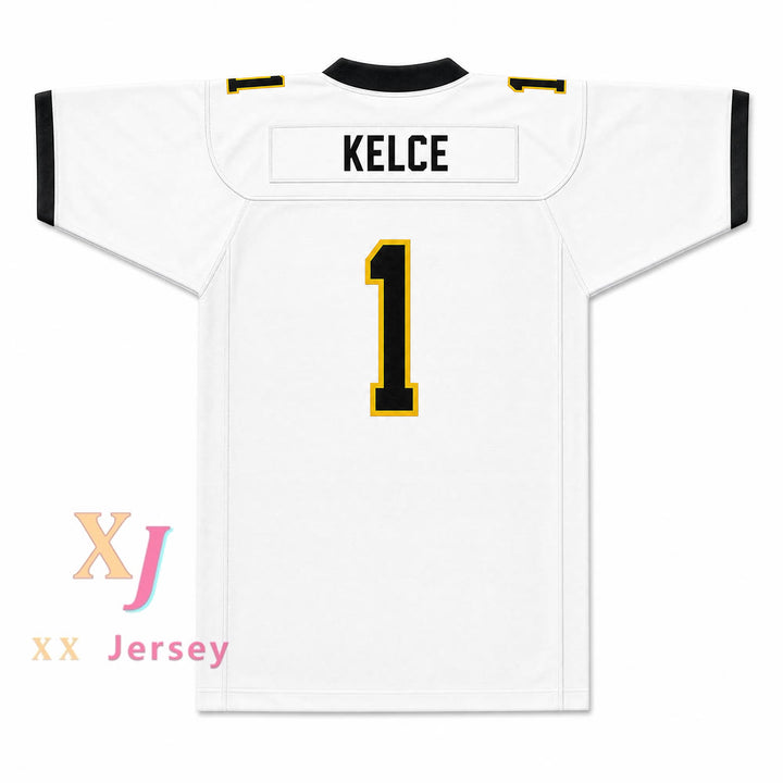 PERSONALIZA CUALQUIER Nombre Número TRAVIS KELCE 1 CAMISETA Fútbol Americano CLEVELAND HEIGHTS HIGH SCHOOL TIGERS con costuras Tallas S-6XL