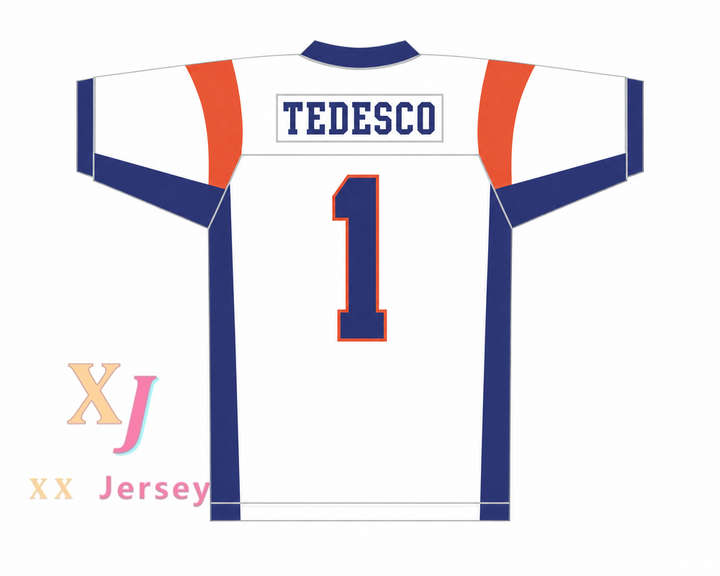 PERSONALIZA Cualquier Nombre Número HARMON TEDESCO 1 BLUE MOUNTAIN STATE GOATS Camiseta de Fútbol Cosida Tallas S-6XL