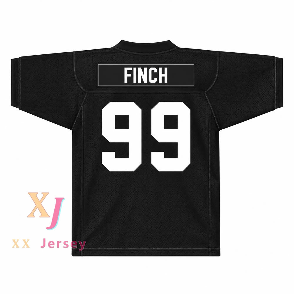PERSONALIZAR Cualquier Nombre Número FICHA THACKER PHILLIP FINCH 99 CAMISETA CENTRAL HIGH SCHOOL WILDCATS FÚTBOL CASA BORDADA Tallas S-6XL