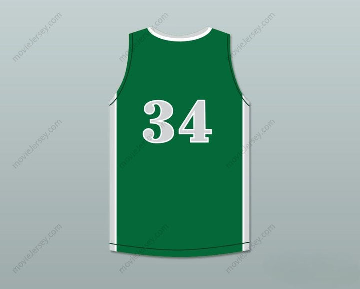 Personaliza CUALQUIER Nombre Número COLIN KAEPERNICK 34 JOHN H. PITMAN HIGH SCHOOL PRIDE JERSEY DE BALONCESTO VERDE 1 Top Cosido S-6XL