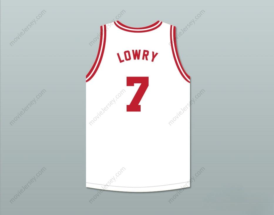 PERSONALIZA CUALQUIER Nombre Número KYLE LOWRY 7 TIJUANA PIRANHAS BLANCA CAMISETA DE BALONCESTO EQUIPO DE EXPANSIÓN MEXICANO Cosida S-6XL