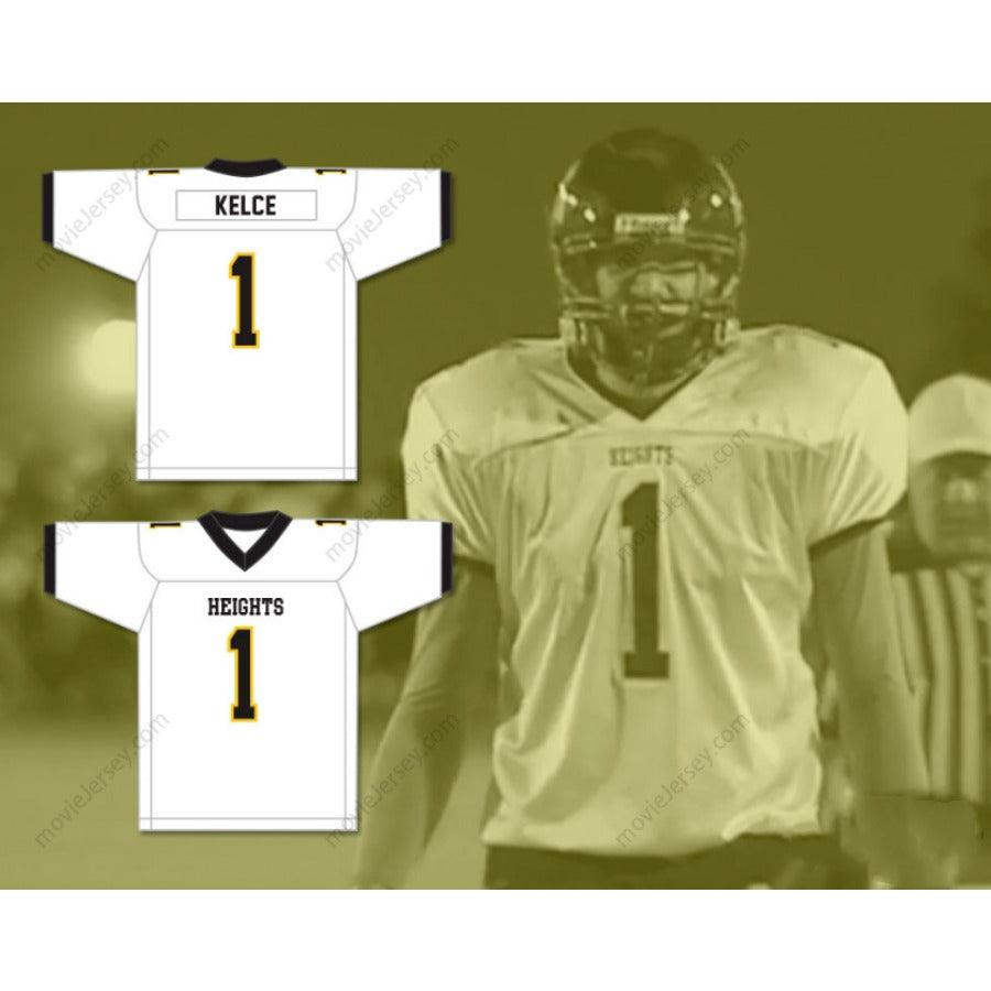 PERSONALIZA CUALQUIER Nombre Número TRAVIS KELCE 1 CAMISETA Fútbol Americano CLEVELAND HEIGHTS HIGH SCHOOL TIGERS con costuras Tallas S-6XL