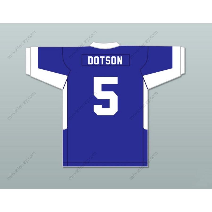 PERSONALIZA cualquier nombre y número JAHAN DOTSON 5 NAZARETH AREA HIGH SCHOOL AZUL camiseta de fútbol, costuras S-6XL