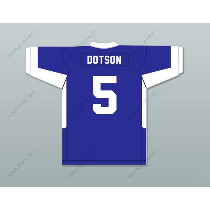 PERSONALIZA cualquier nombre y número JAHAN DOTSON 5 NAZARETH AREA HIGH SCHOOL AZUL camiseta de fútbol, costuras S-6XL