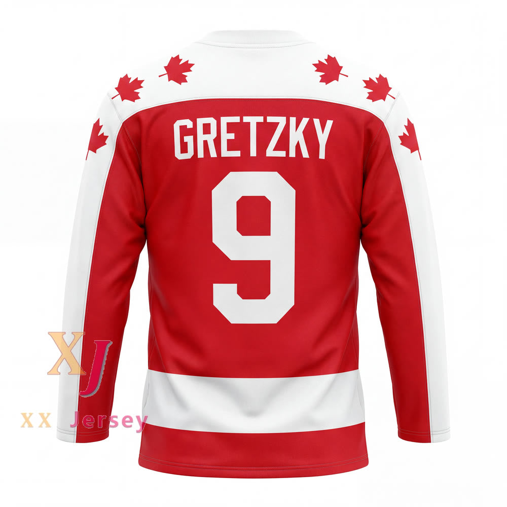 Custom Any Name Number Wayne Gretzky 9 Seneca Nationals Hockey Jersey Metro Junior B Hockey League Top Stitched S-6XL