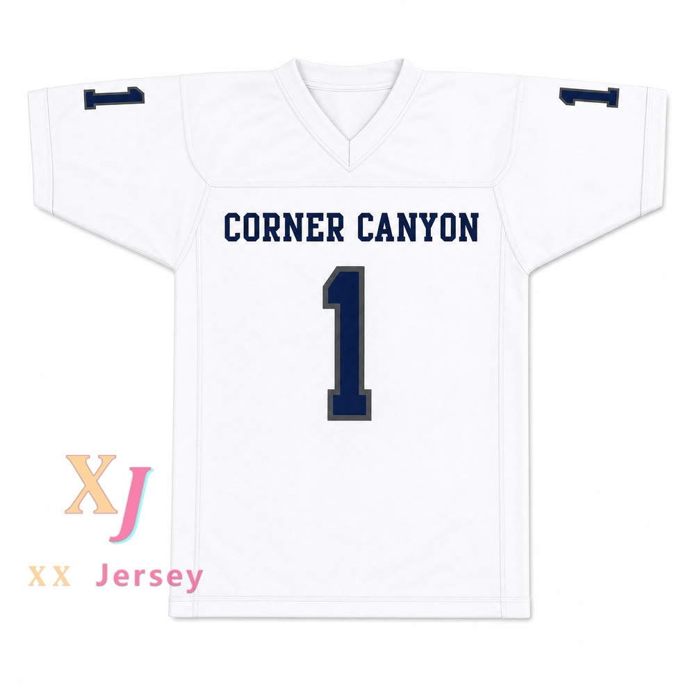 PERSONALIZA cualquier Nombre Número ZACH WILSON 1 CANYON HIGH SCHOOL CHARGERS Camiseta de Fútbol Americana Cosida Tallas S-6XL