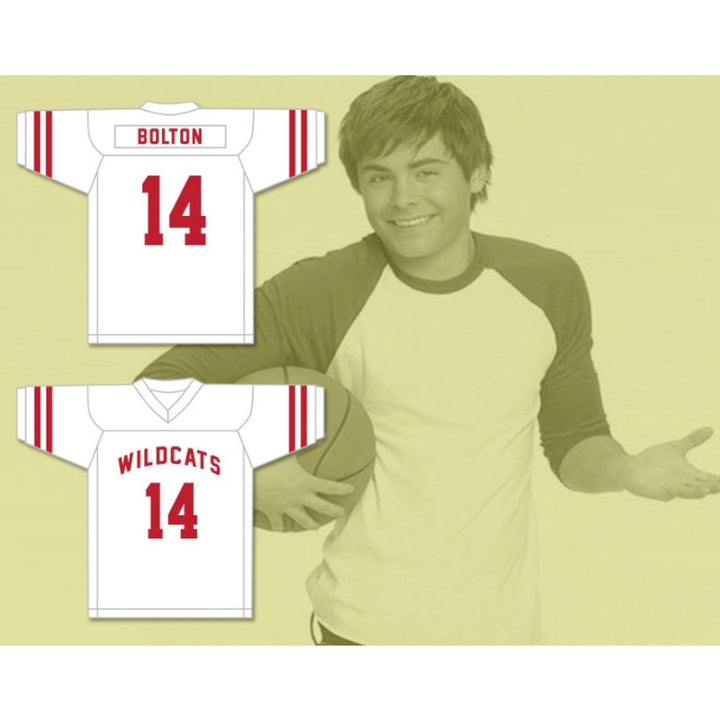 CUSTOM ANY Name Number TROY BOLTON 14 EAST HIGH SCHOOL WILDCATS Football Jersey Top Stitched S-6XL