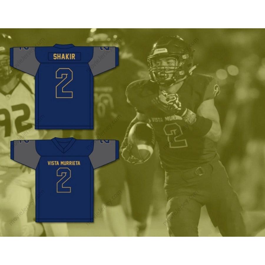 PERSONALIZA Cualquier Nombre Número KHALIL SHAKIR 2 Camiseta de Fútbol VISTA MURRIETA HIGH SCHOOL BRONCOS Parte Superior Cosida Tallas S-6XL