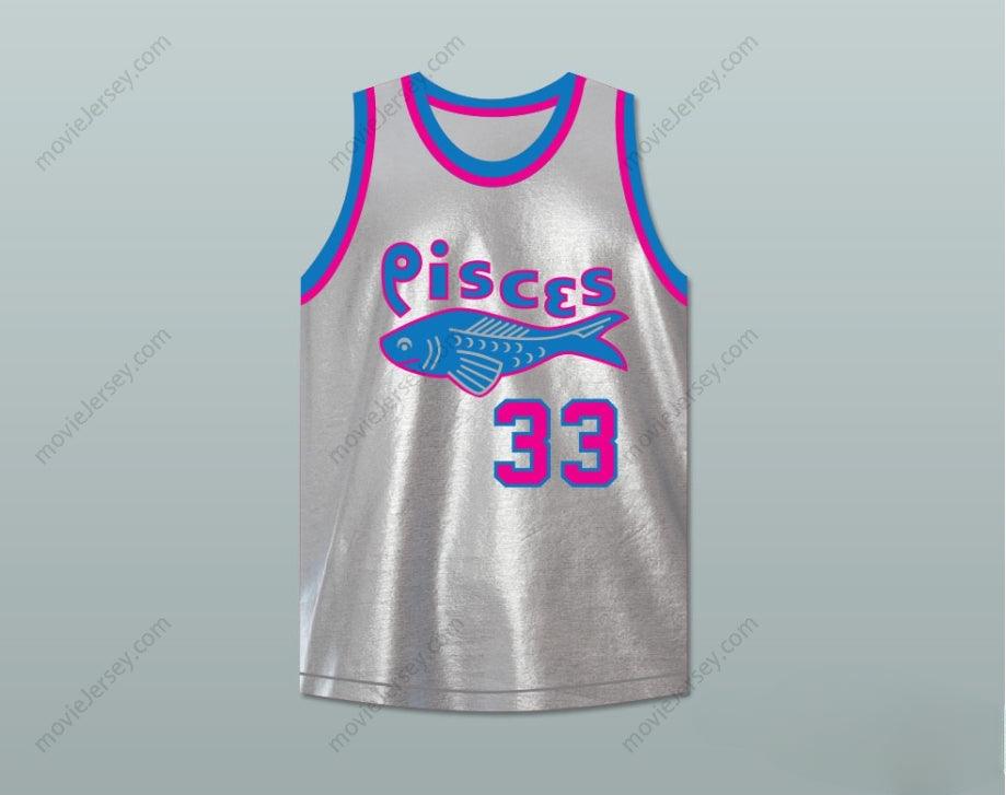 CUSTOM ANY Name Number JACKHAMMER WASHINGTON 33  PISCES BASKETBALL JERSEY THE FISH THAT SAVED  Top Stitched S-6XL