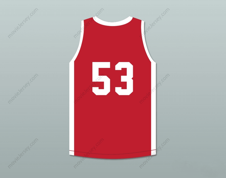PERSONALIZA cualquier Nombre Número CLIFF LEVINGSTON 53 PUSH EXCEL BALONCESTO CLÁSICO ROJO JERSEY 1985 EVENTO BENÉFICO Costura Superior S-6XL