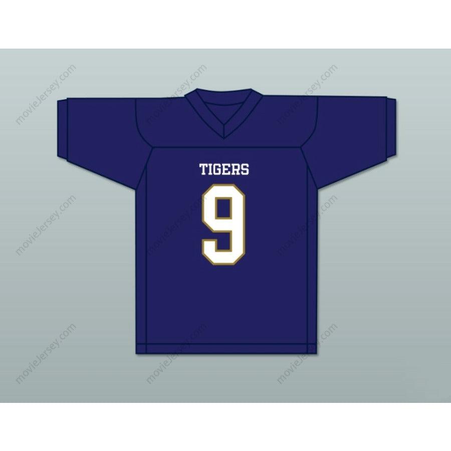CUSTOM ANY Name TIGERS KENNETH WALKER III 9 ARLINGTON HIGH SCHOOL NAVY BLUE Football Jersey Top Stitched S-6XL