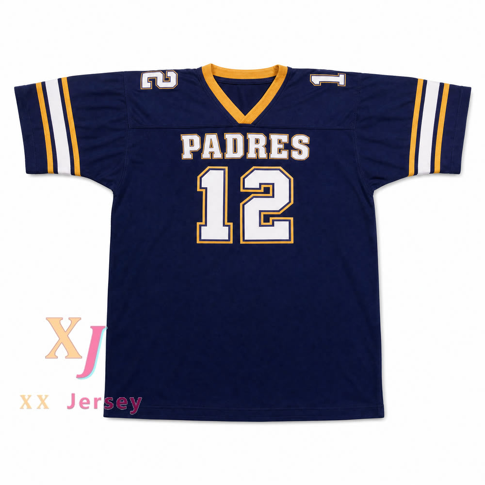 Tom Brady 12 Junipero Serra Padres High School Football Jersey — front view