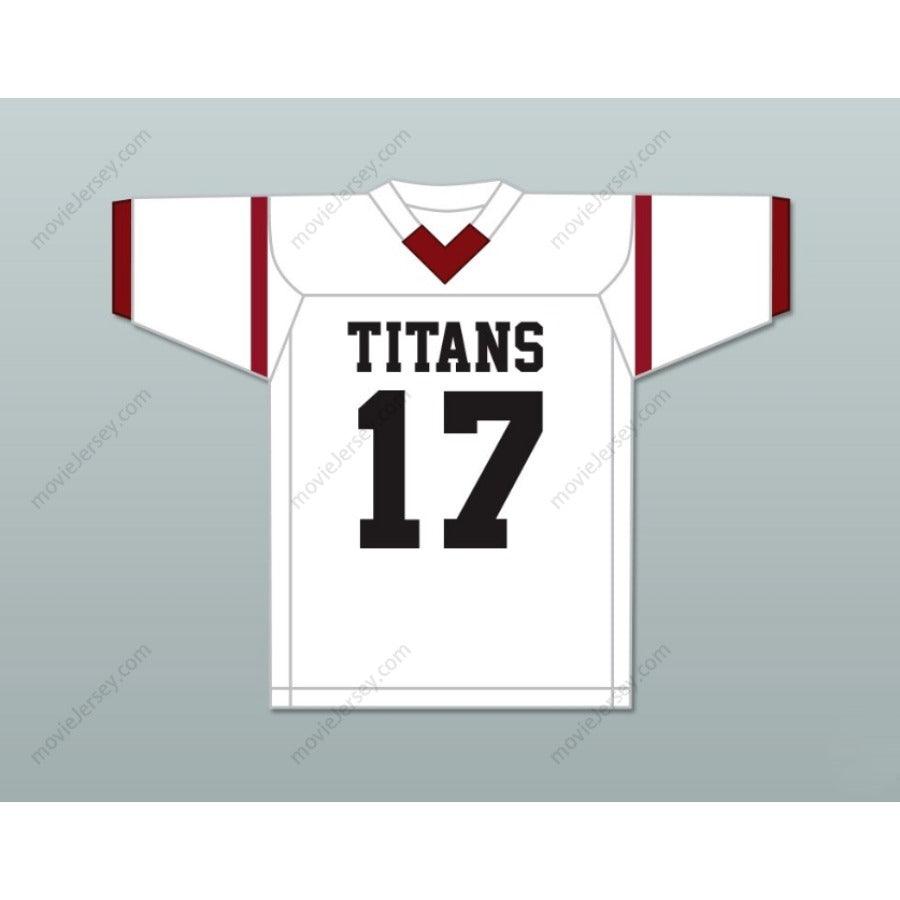 Personaliza Cualquier Nombre y Número DEVONTE WYATT 17 Camiseta de Fútbol de los TITANS de TOWERS HIGH SCHOOL, Cosido, Tallas S-6XL