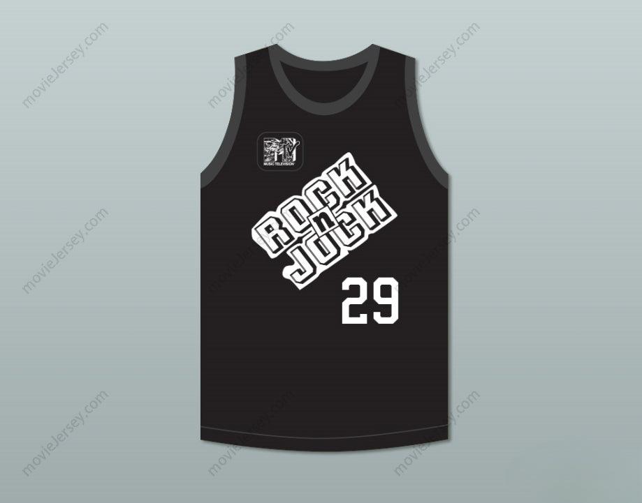 CUSTOM ANY Name Number DAVID CHARVET 29 BRICKLAYERS BASKETBALL JERSEY 3RD ANNUAL ROCK N' JOCK B-BALL JAM 1993 Top Stitched S-6XL