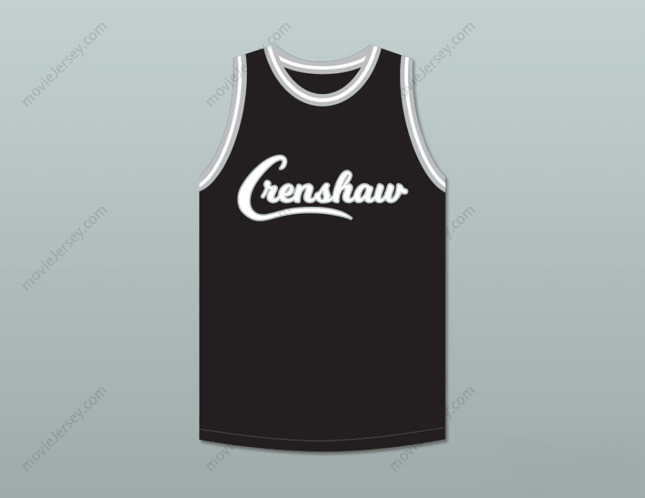 CUSTOM ANY Name Number NIPSEY HUSSLE 33 CRENSHAW BLACK BASKETBALL JERSEY Top Stitched S-6XL