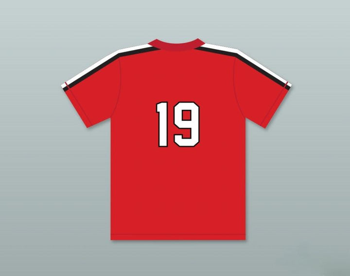 Camiseta de béisbol personalizada con cualquier nombre y número JOE COX 19 LOS BASTARDOS GOLPEADOS DEL BÉISBOL Costura superior S-6XL
