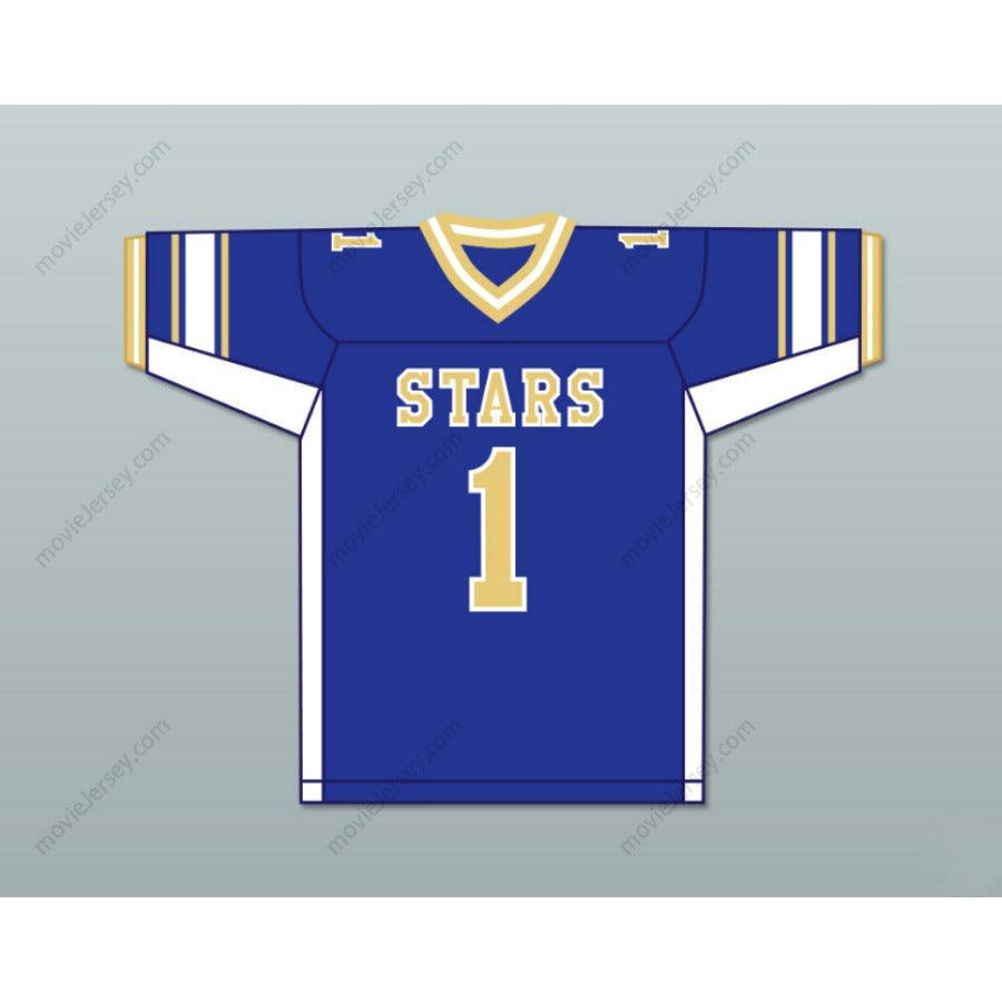 PERSONALIZADA Cualquier Nombre Número LARRY FITZGERALD 1 ACADEMY OF HOLY ANGELS STARS Camiseta de Fútbol Bordada Tallas S-6XL