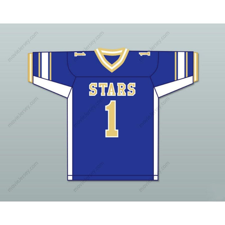 PERSONALIZADA Cualquier Nombre Número LARRY FITZGERALD 1 ACADEMY OF HOLY ANGELS STARS Camiseta de Fútbol Bordada Tallas S-6XL