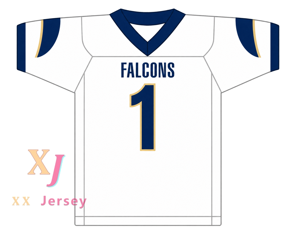 Custom Stefon Diggs 1 Our Lady of Good Counsel High School Falcons Football Jersey