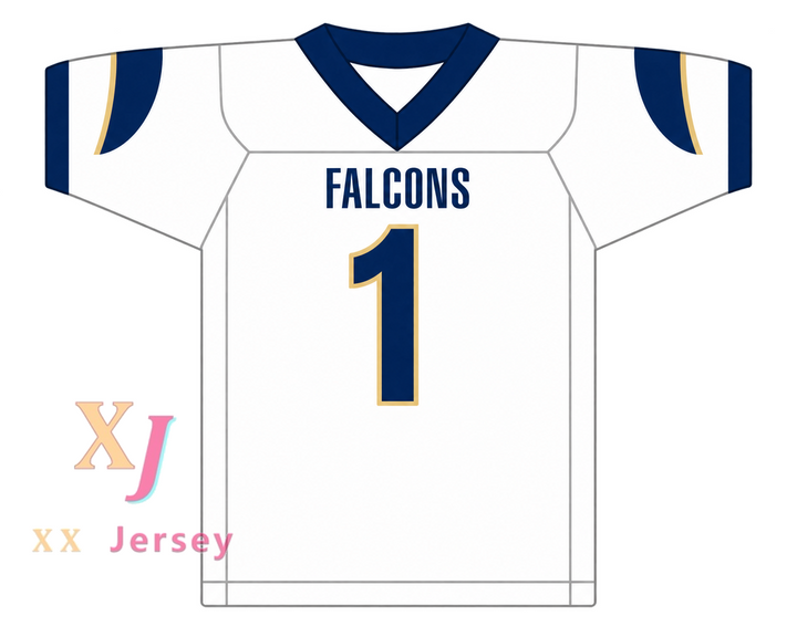 Custom Stefon Diggs 1 Our Lady of Good Counsel High School Falcons Football Jersey